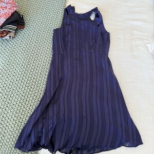 Banana Republic Navy Blue Sleeveless Dress